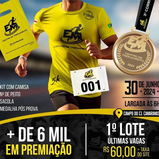 Event cover 3 CORRIDA EM RUNNERS