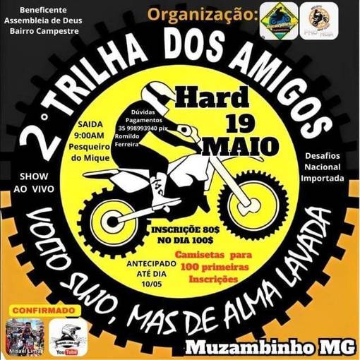 Capa do evento 2 Trilha dos Amigos