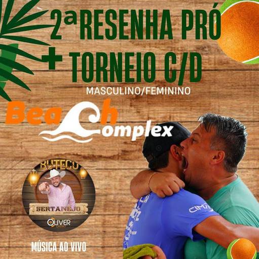 Event cover Resenha Pro - Beach Complex
