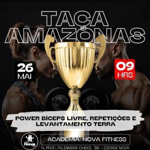 Event cover Ta�a Amazonas - Power B�ceps Livre, Repeti��es e Levantamento Terra