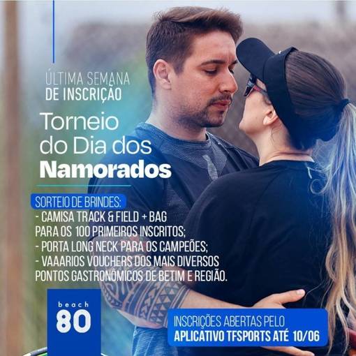 Event cover Torneio Do Dia dos Namorados Beach 80