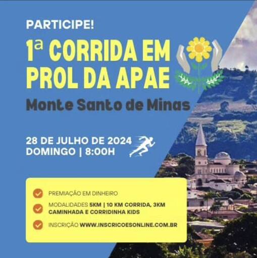 Event cover 1 CORRIDA EM PROL DA APAE