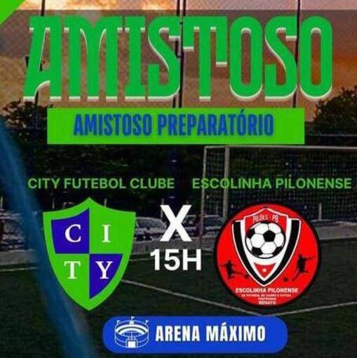 Event cover City Futebol Clube X Escolinha Pilonense