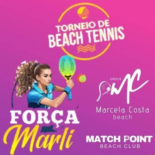 Event cover Torneio de Beach Tennis em Prol da Marli Cabral