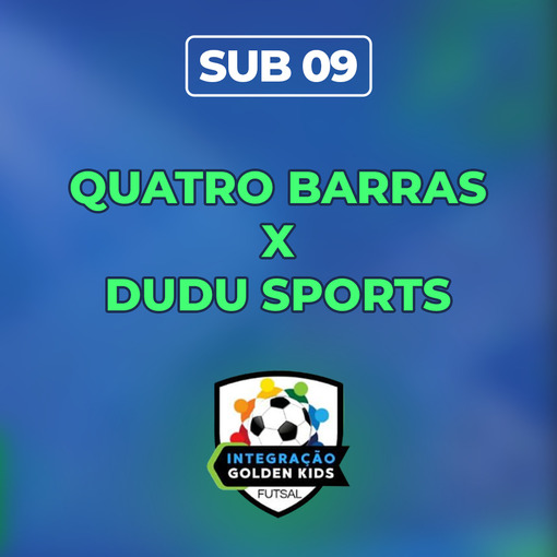Event cover Golden Kids - Sub 09 - Quatro Barras x Dudu Sport