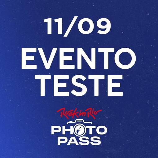 Event cover Rock In Rio - 11 de setembro - Evento Teste