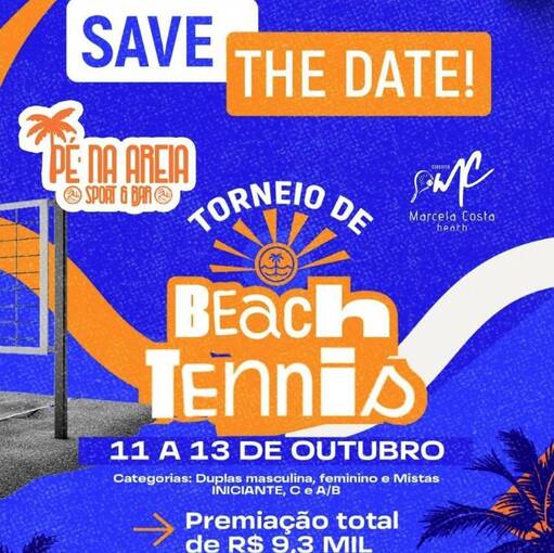 Event cover Torneio de Beach Tennis P na Areia
