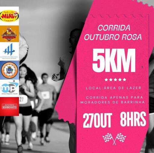 Event cover Corrida Outubro Rosa