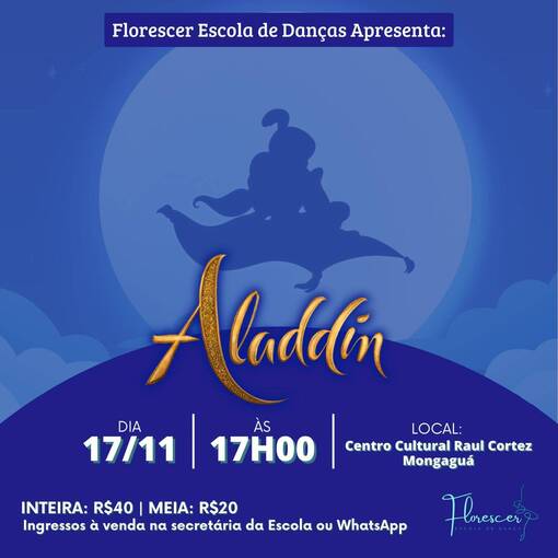 Portada del evento Aladim - Florescer CIA de Dan�a