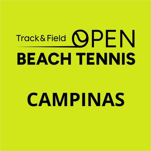 Capa do evento Track & Field Open Beach Tennis - Etapa Campinas