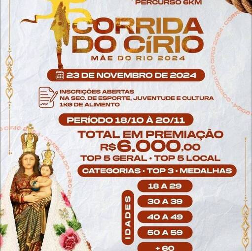 Portada del evento Corrida do Crio Me do Rio