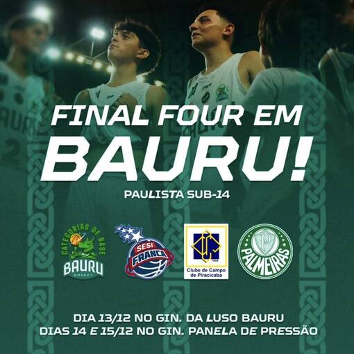 Capa do evento CAMPEONATO ESTADUAL DE BASQUETE - SUB-14