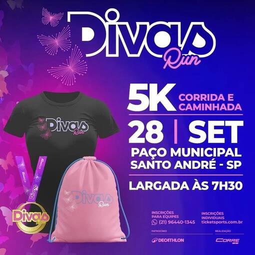Couverture de l'vnement DIVAS RUN - Etapa Santo Andre 