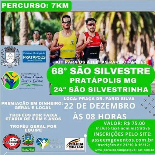 Event cover 68 SO SILVESTRE PRATPOLIS-MG