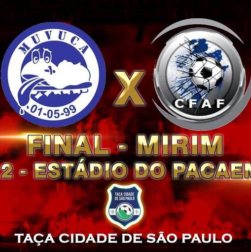 Event cover TAA CIDADE DE SO PAULO - TABOO DA SERRA X MUVUCA - FINAL MIRIM