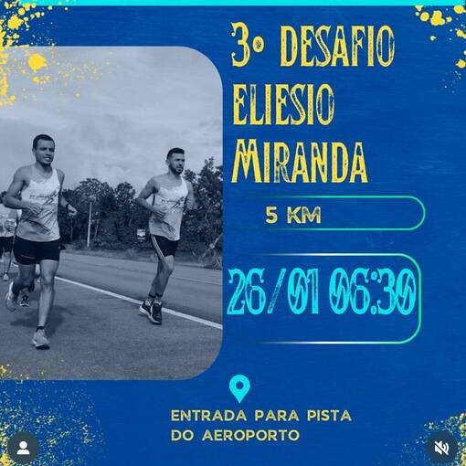 Event cover 3 Desafio Eliesio Miranda 5 km