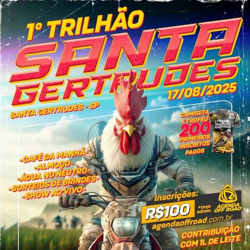 Capa do evento 1 Trilhao de Santa Gertrudes