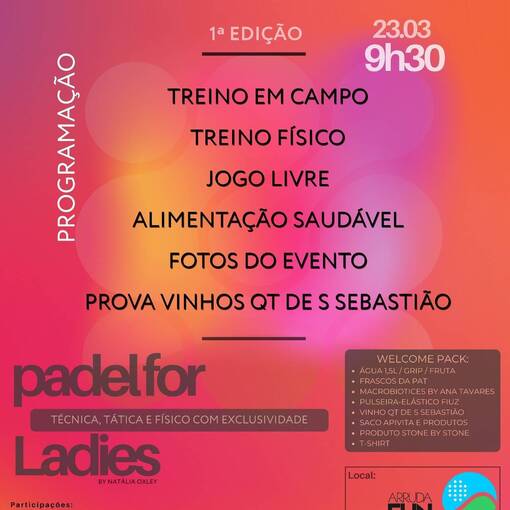 Event cover Padel for Ladies by Natalia Oxley