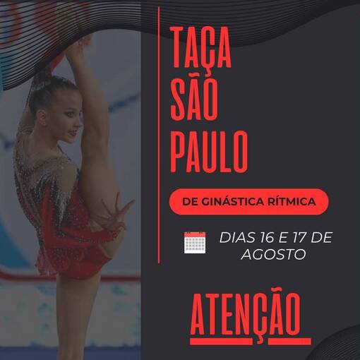 Portada del evento TAA SO PAULO DE GINASTICA RITMICA DIAS 16 E 17/08/2025