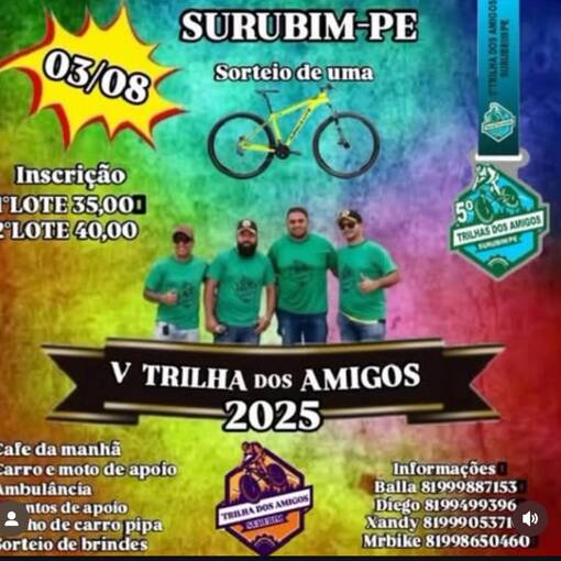 Event cover 5TRILHA DOS AMIGOS DE SURUBIM