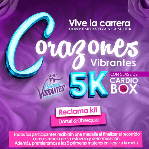 Event cover CORAZONES VIBRANTES 5K