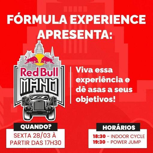 Copertura dell'evento F�rmula Experience - Red Bull MANO