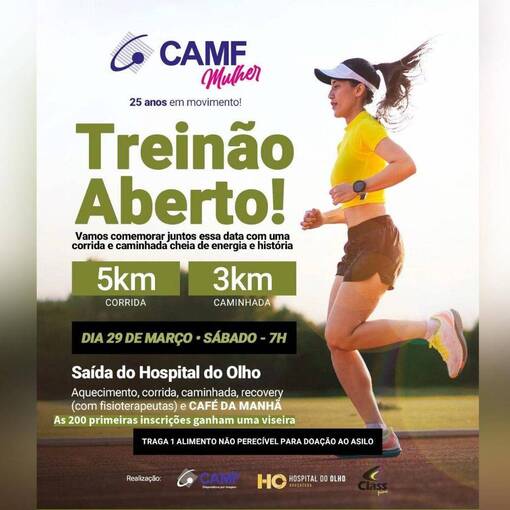 Event cover Treino CAMF Mulher