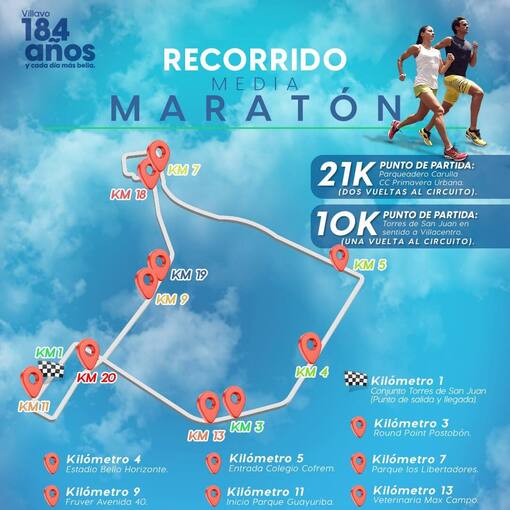 Event cover MEDIA MARATON VILLAVICENCIO
