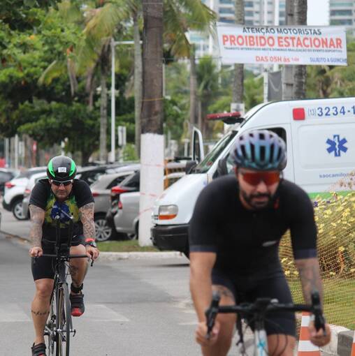 Capa do evento Triathlon no Guaruj 