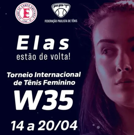 Portada del evento Torneio Internacional de Tnis Feminino - W35
