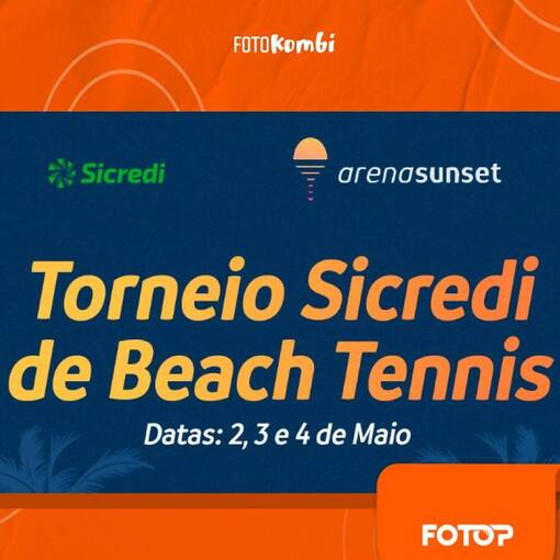 Event cover TORNEIO SICREDI DE BEACH TENNIS - DOMINGO
