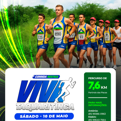 Capa do evento 39 Corrida Viva Taquaritinga
