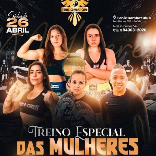 Event cover Aulo Feminino - Defesa Pessoal - Fenix Combat Club