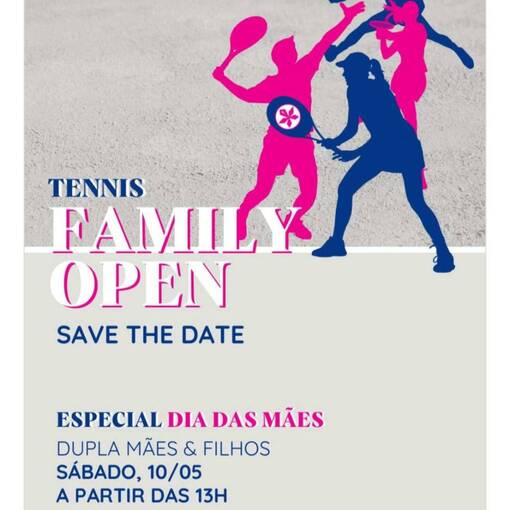 Event cover Tennis Family Open, mes e filhos 