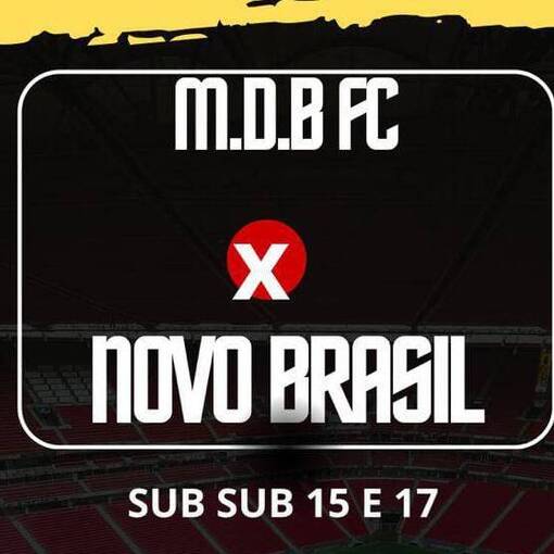 Portada del evento M.D.B FC X Novo Brasil