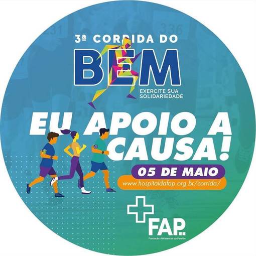 Event cover 3 Corrida do Bem 2019  - Campina Grande