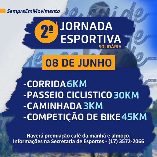 Event cover 2ª Jornada Esportiva Solidária
