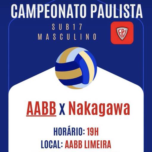 Event cover AABB Limeira x Nakagawa - FPV Sub17