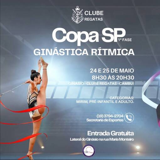 Capa do evento Copa So Paulo de Ginstica Rtmica - Clube Regatas, Campinas