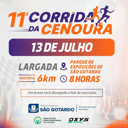 Couverture de l'vnement 11 corrida da cenoura 