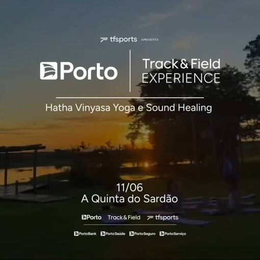 Event cover Track&Field Experience Hatha Vinyasa Yoga e Sound Healing