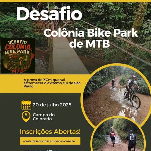 Event cover Reconhecimento Desafio  Colnia Bike Park de MTB 