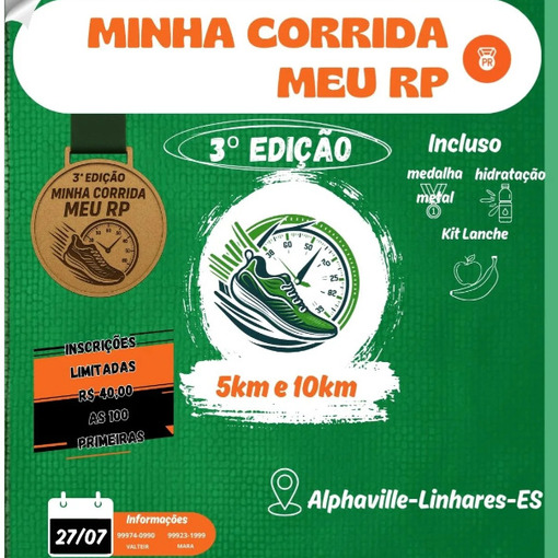Event cover MINHA CORRIDA MEU RP - 2025