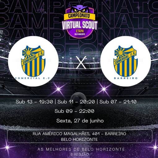 Event cover CAMPEONATO VIRTUAL SCOUT - COMERCIAL EC x COMERCIAL BARREIRO