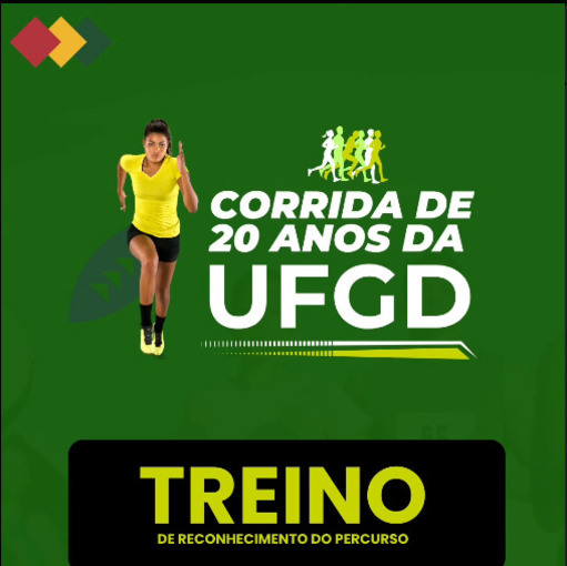 Event cover Treino - Corrida de 20 anos da UFGD