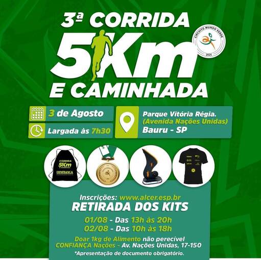 3 Corrida 5km e Caminhada - Circuito Mundo Verde - Bauru En Fotop