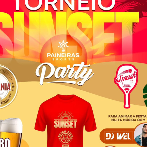 Capa do evento Torneio SUNSET PARTY GERMNIA- Arena Paineiras