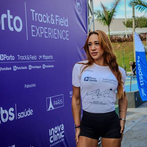 Event cover Track&Field Experience Warm Up com Nicole Lombardi | 2 Edio