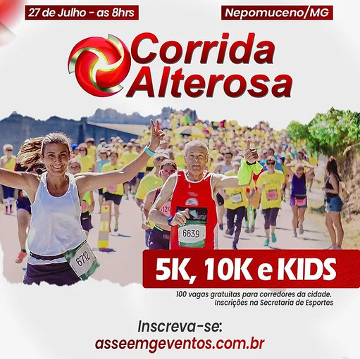 Portada del evento Corrida Alterosa - Nepomuceno