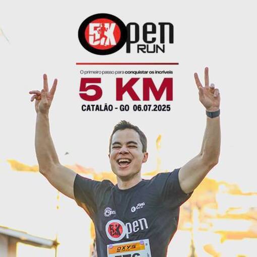 Capa do evento Corrida Open 5K Catalo
